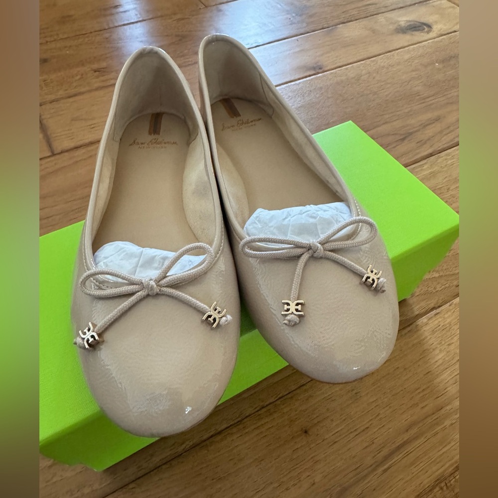 SAM EDELMAN FELICIA LUXE BALLET - Chai Latte US 8.5